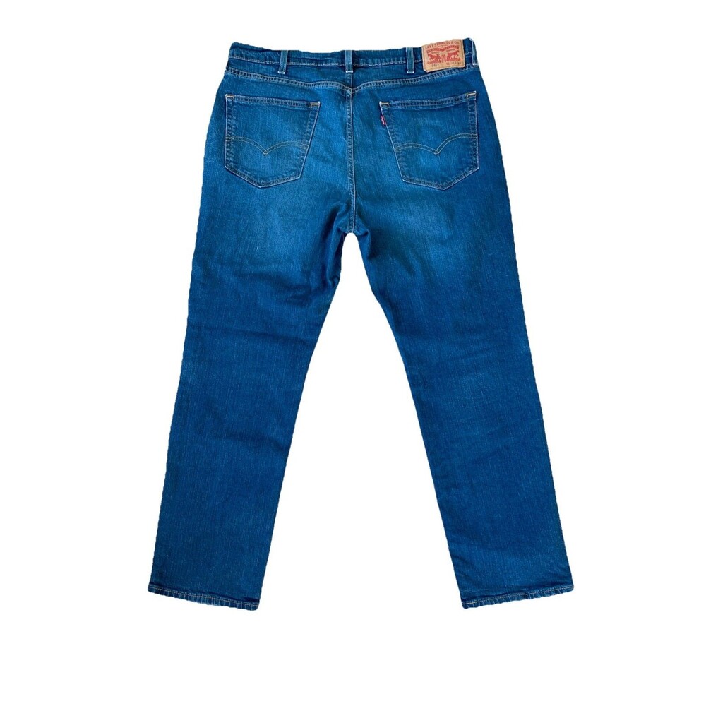 Levis 541 Jeans Mens 38x32 Blue Denim Faded Athletic Fit Stretch Casual Adult